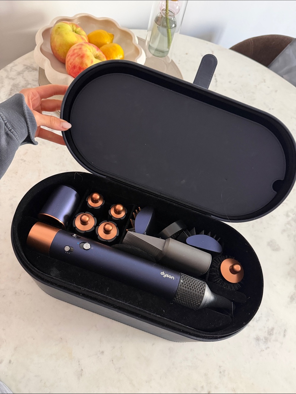 Dyson Airwrap Complete Styler - Blue with Copper Accents